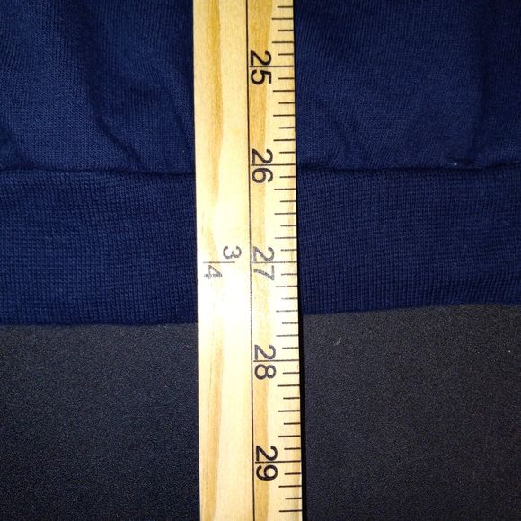 Natural Escape Navy Blue Christmas Tree Sweatshirt Size 2XL Holiday Embroidered - Picture 9 of 9